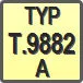 Piktogram - Typ: T.9882-A